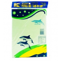 Тряпка Kumo Дельфин универсальная салфетка из микрофибры, 48x60см