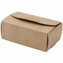 Коробка для наггетсов slide aside, размер "M", картон, 115 х 75 х 45 мм, 100 шт/уп, НЕПЛАСТИК
